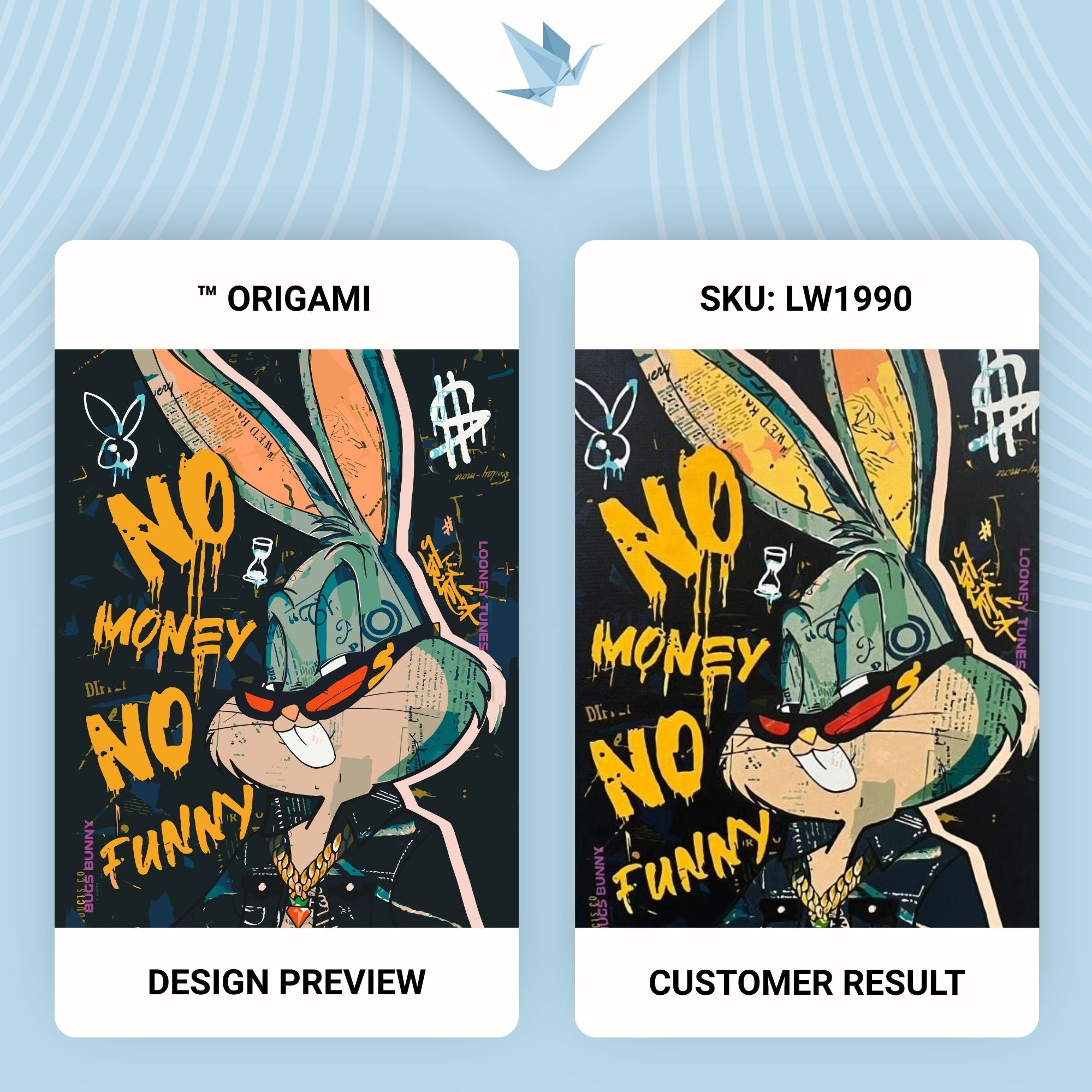 Bugs Bunny 40*50 cm LW 1990