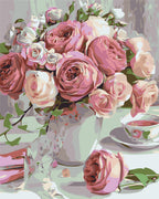 Peonías rosas 40*50 cm LW 3069