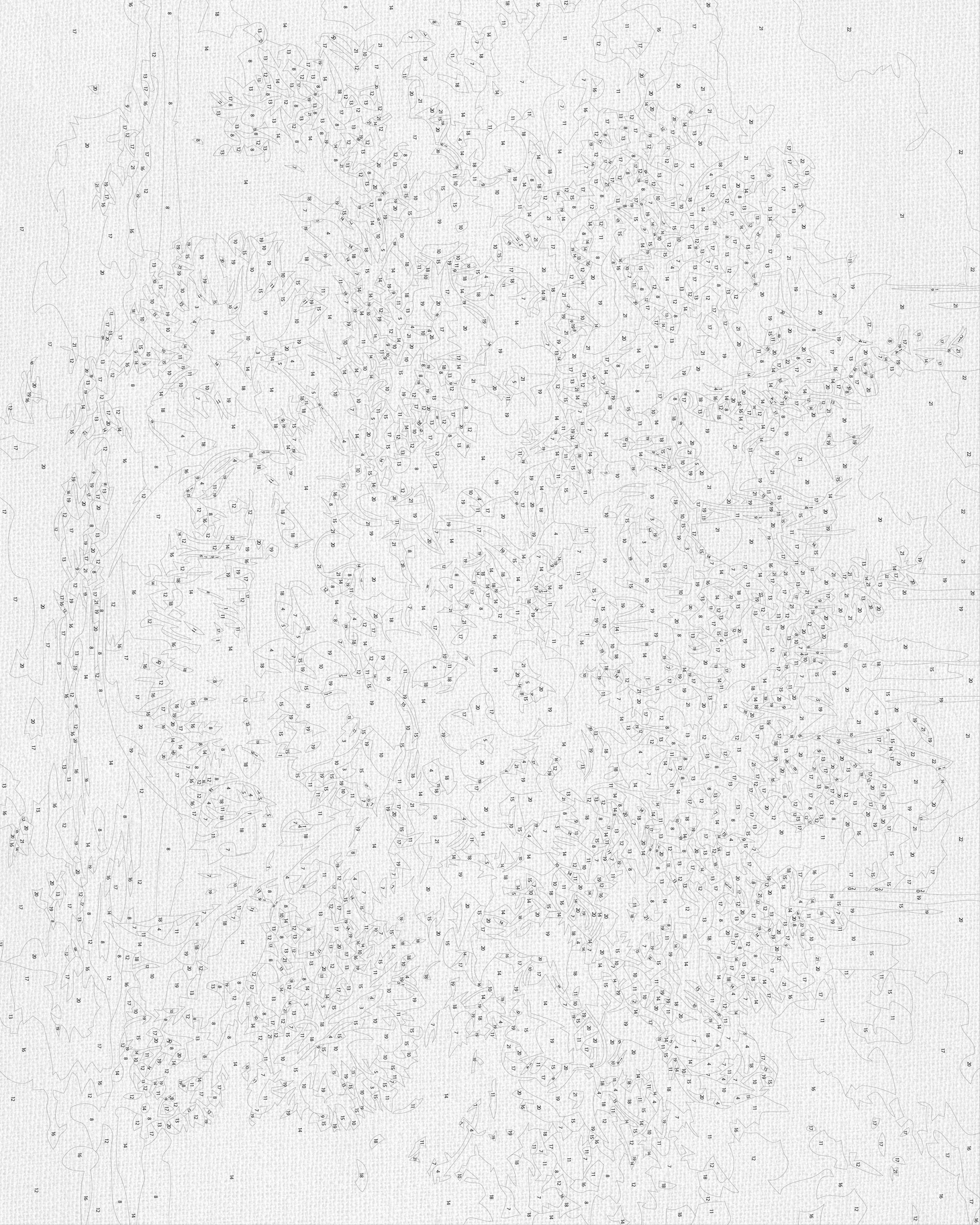 Ramo de flores silvestres 40*50 cm LW 3073