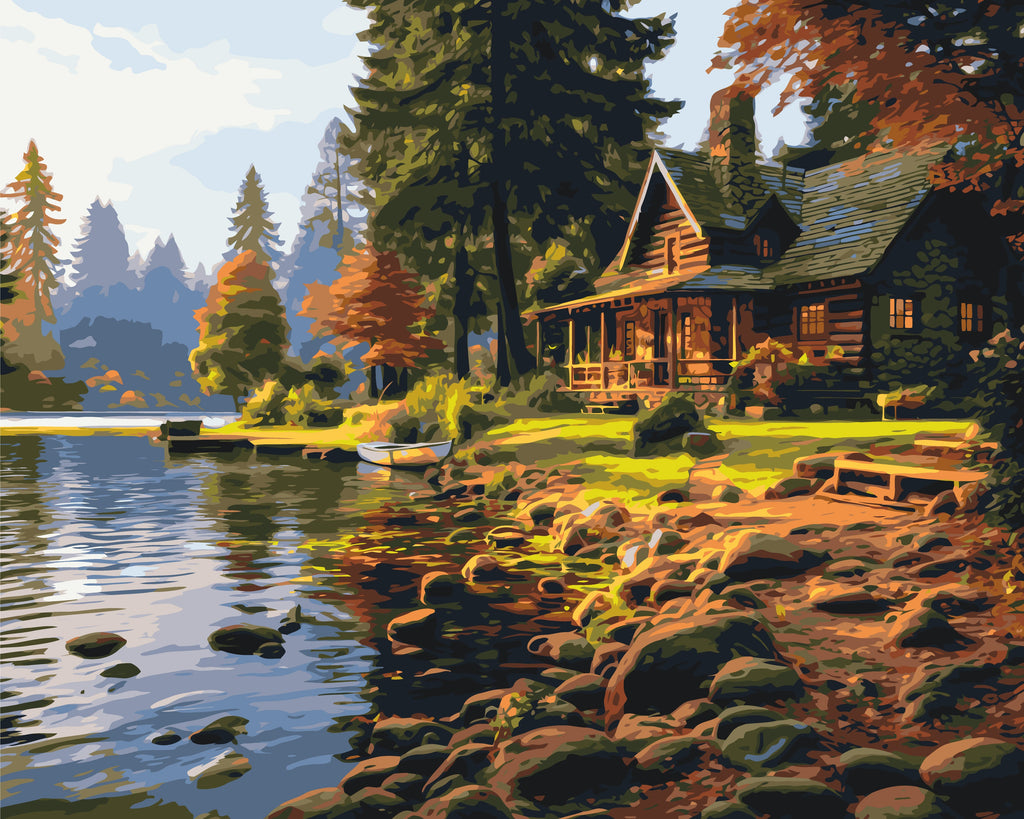 Casa en el bosque 40*50 cm LW 31250