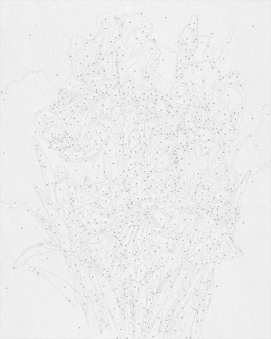 Ramo de lirios 40*50 cm LW 31600