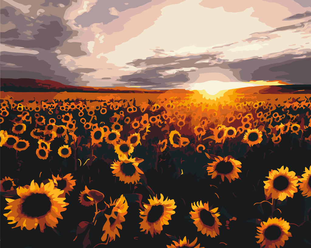 Campo de girasoles 40*50 cm LW 3175