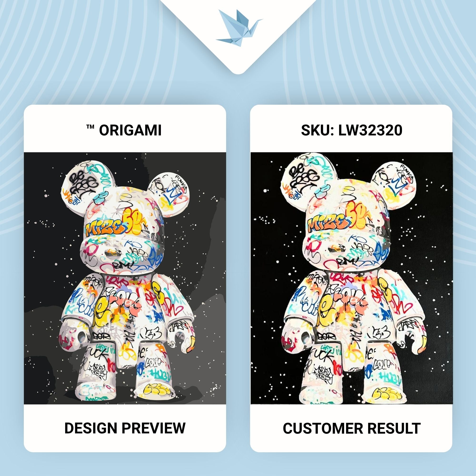 Bearbrick 40*50 cm LW 32320