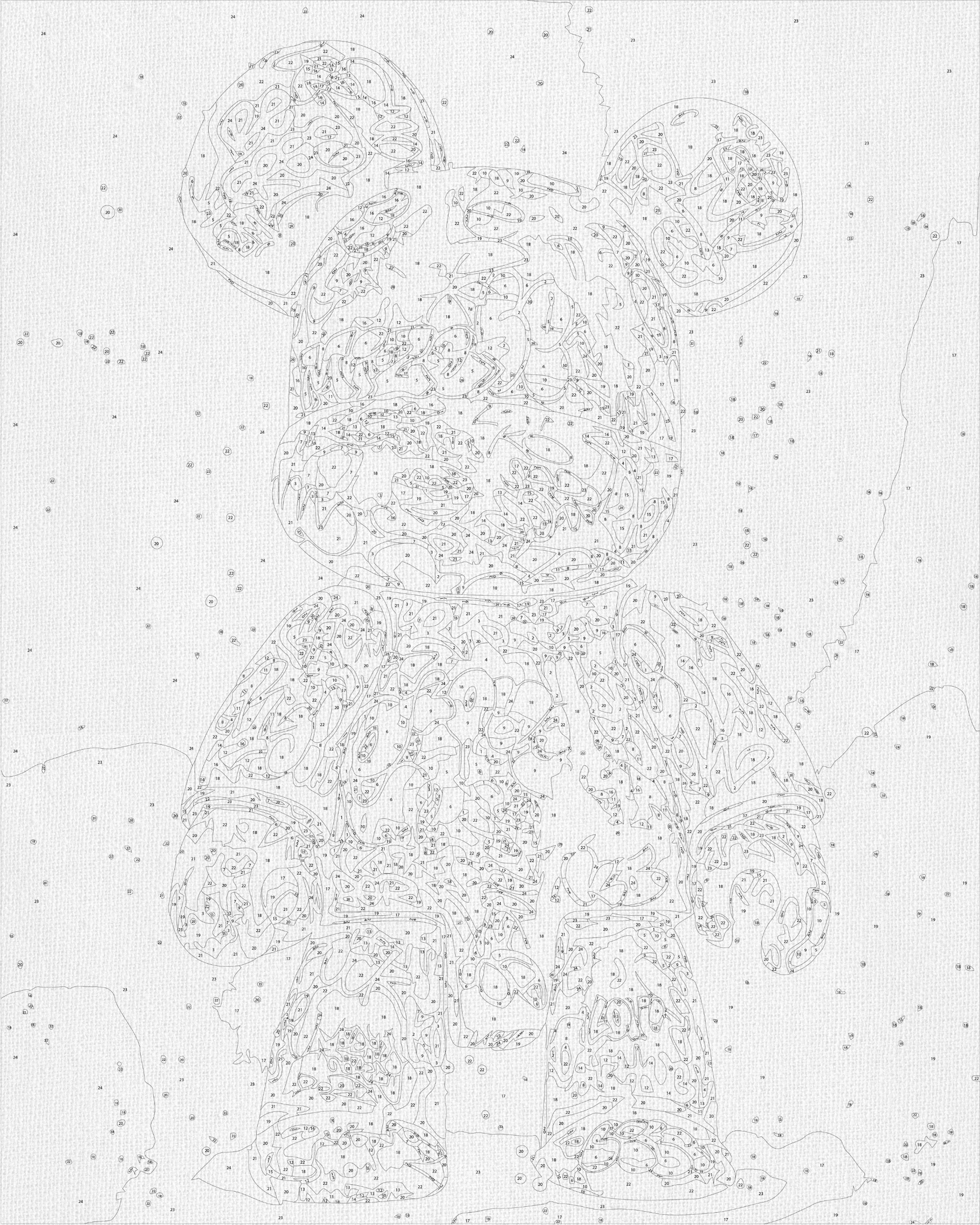 Bearbrick 40*50 cm LW 32320