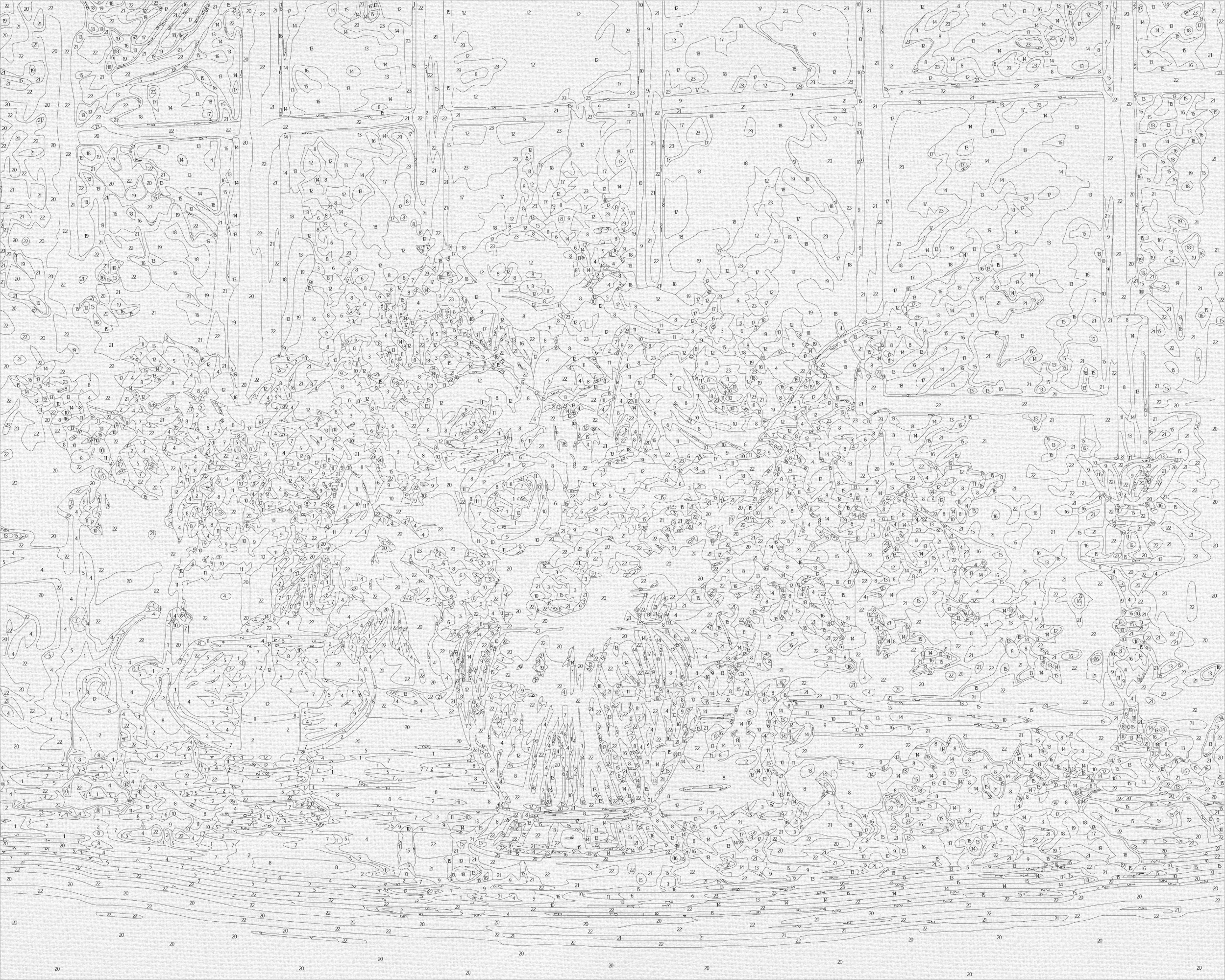 Flores silvestres en la mesa 40*50 cm LW 32450