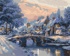 Paisaje invernal navideño 40*50 cm LW 3254