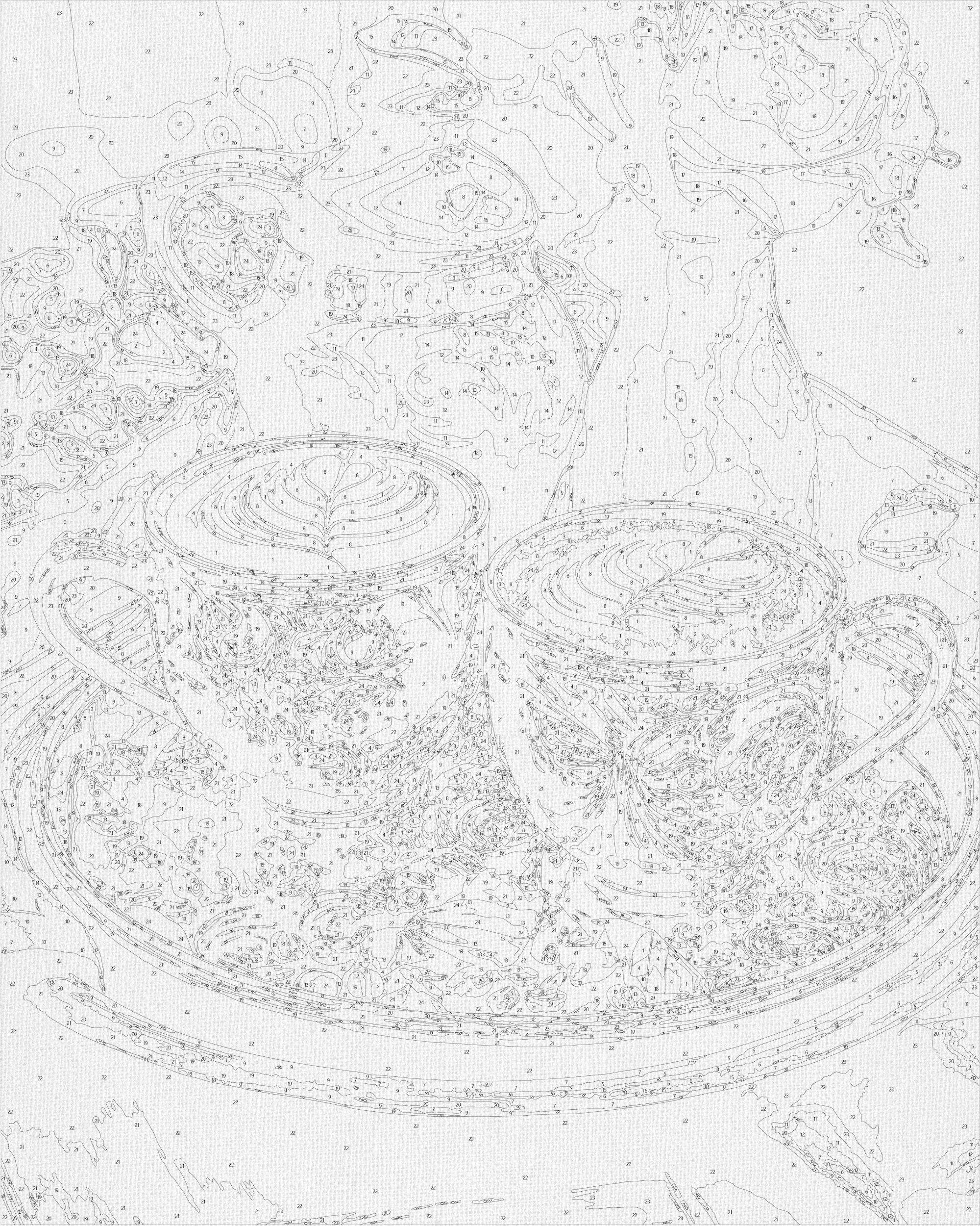 Café aromático con colores metálicos 40*50 cm LW 3307