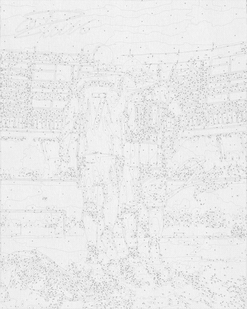 Dos leyendas: Ronaldo y Messi 40*50 cm LW 3322