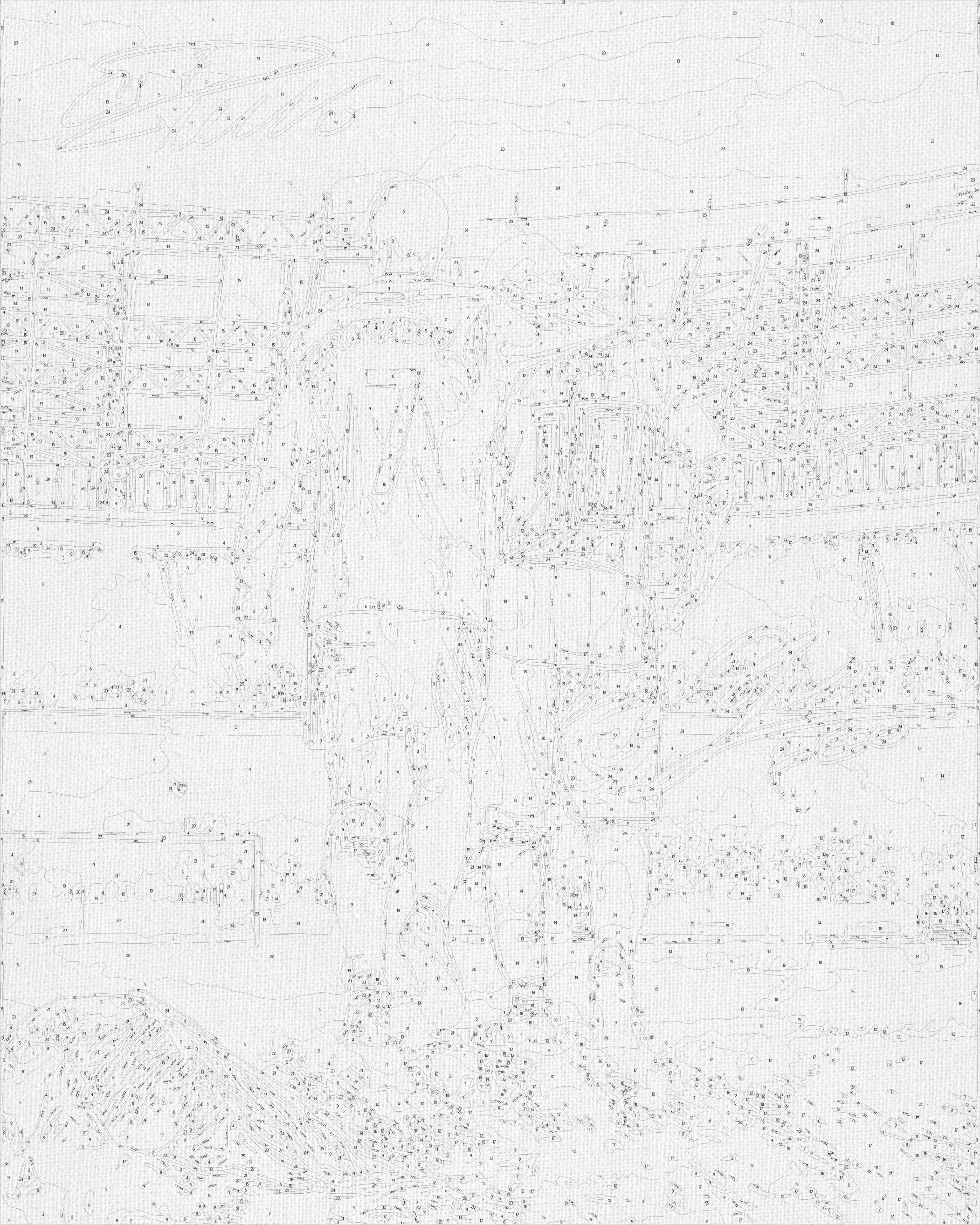 Dos leyendas: Ronaldo y Messi 40*50 cm LW 3322
