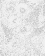 Flores nobles con pinturas metálicas 40*50 cm LW 3336