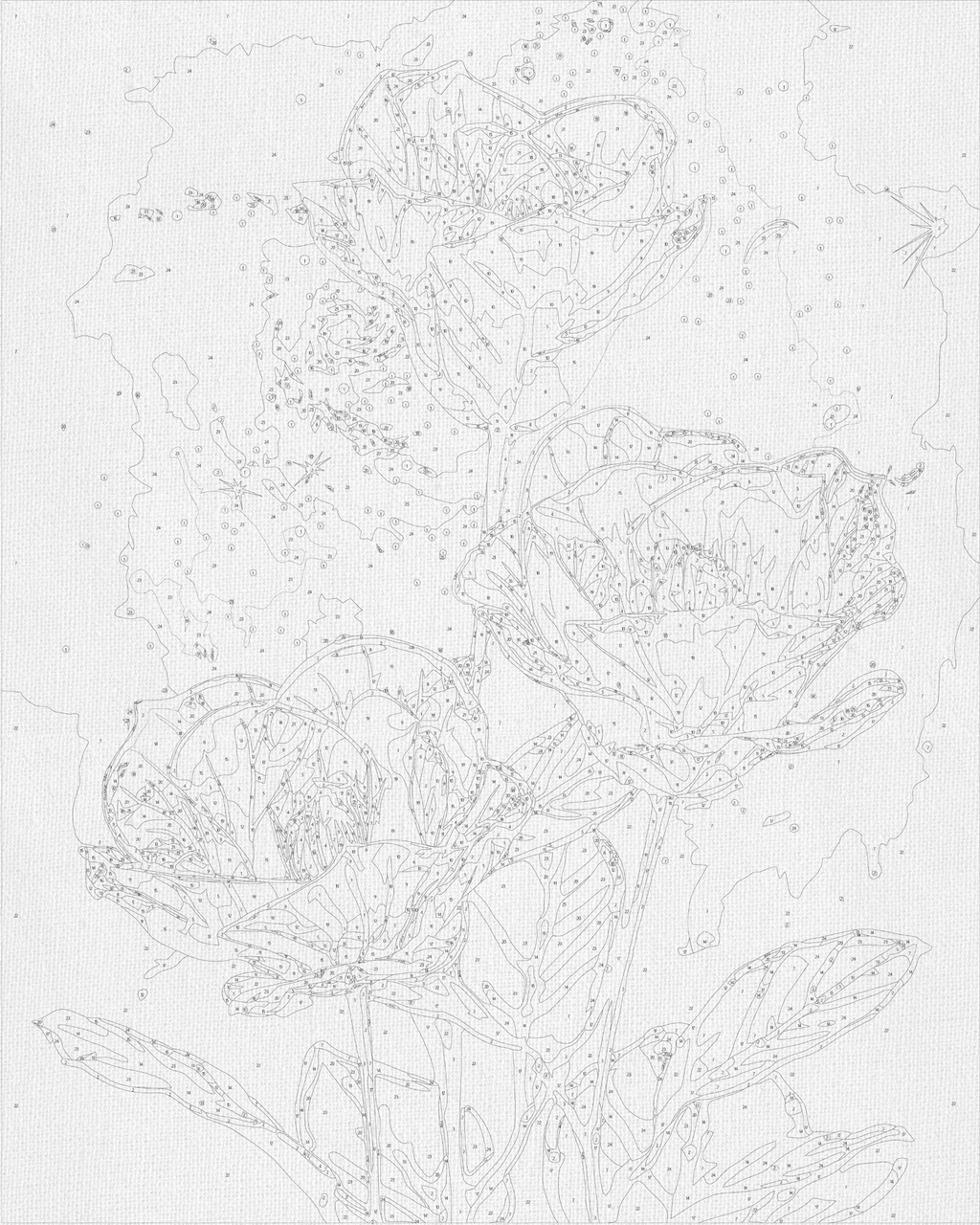 Flores Ástromelias cósmicas con colores metálicos 40*50 cm LW 3337