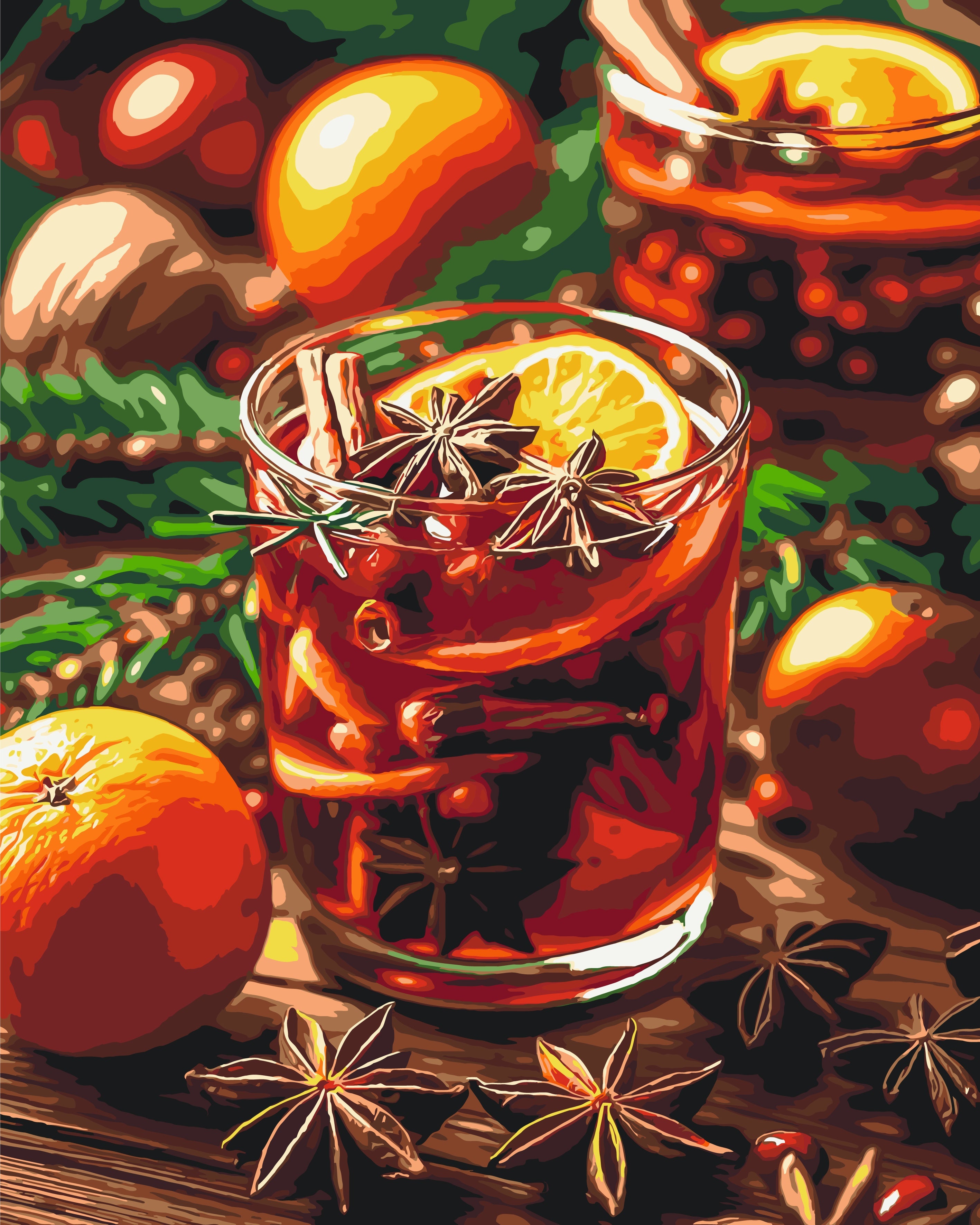 Glögg navideño 40*50 cm LW 3415