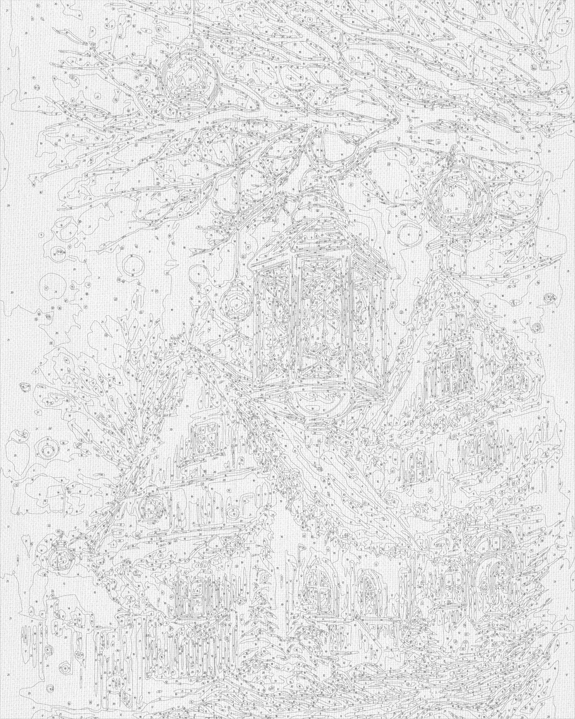Bienestar de Año Nuevo  40*50 cm LW 3416
