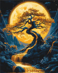 Árbol con colores metálicos 40*50 cm LW 3428