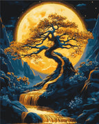 Árbol con colores metálicos 40*50 cm LW 3428