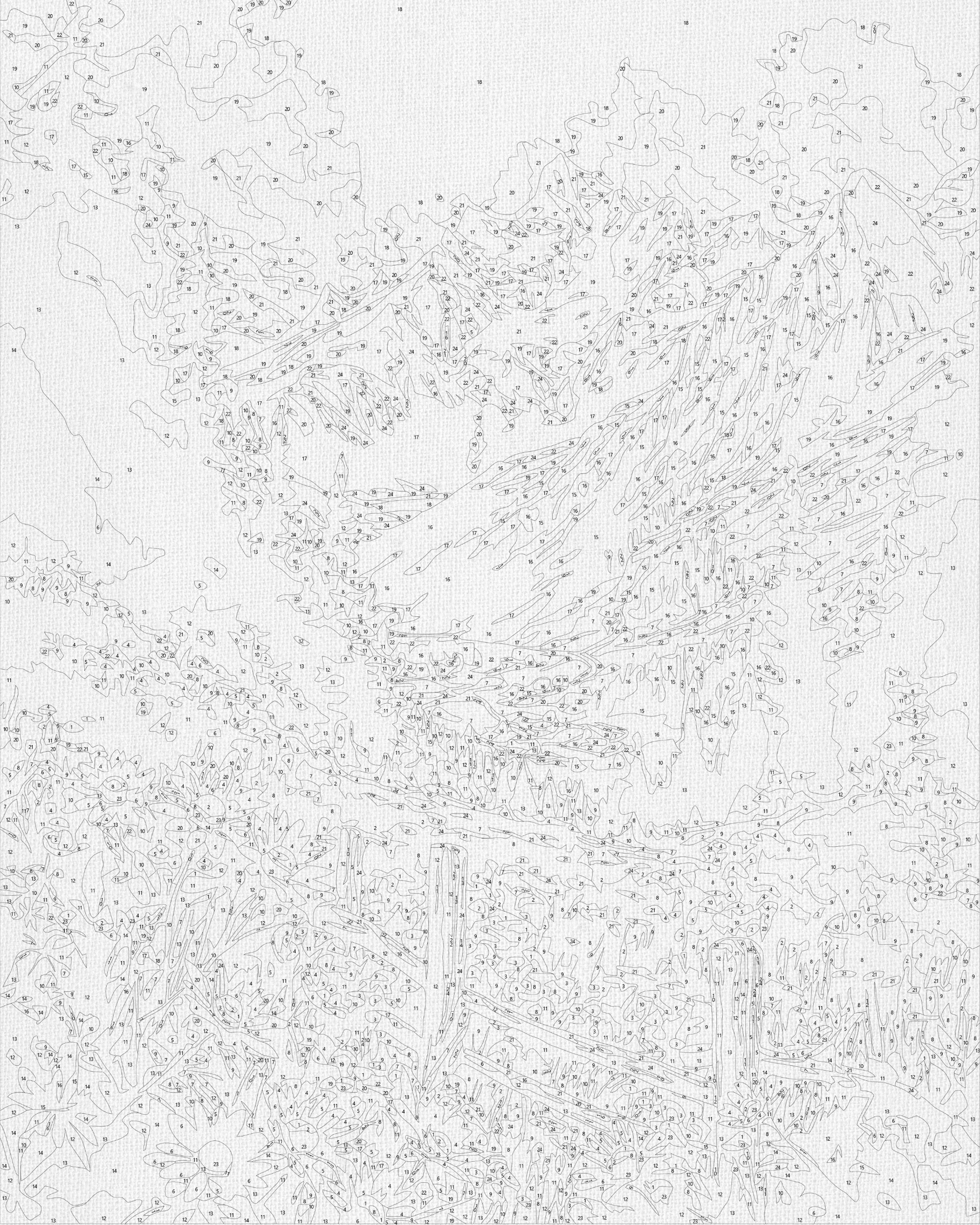 Prado de montaña 40*50 cm LW 3435