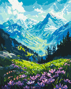 Bajo las montañas 40*50 cm LW 3436