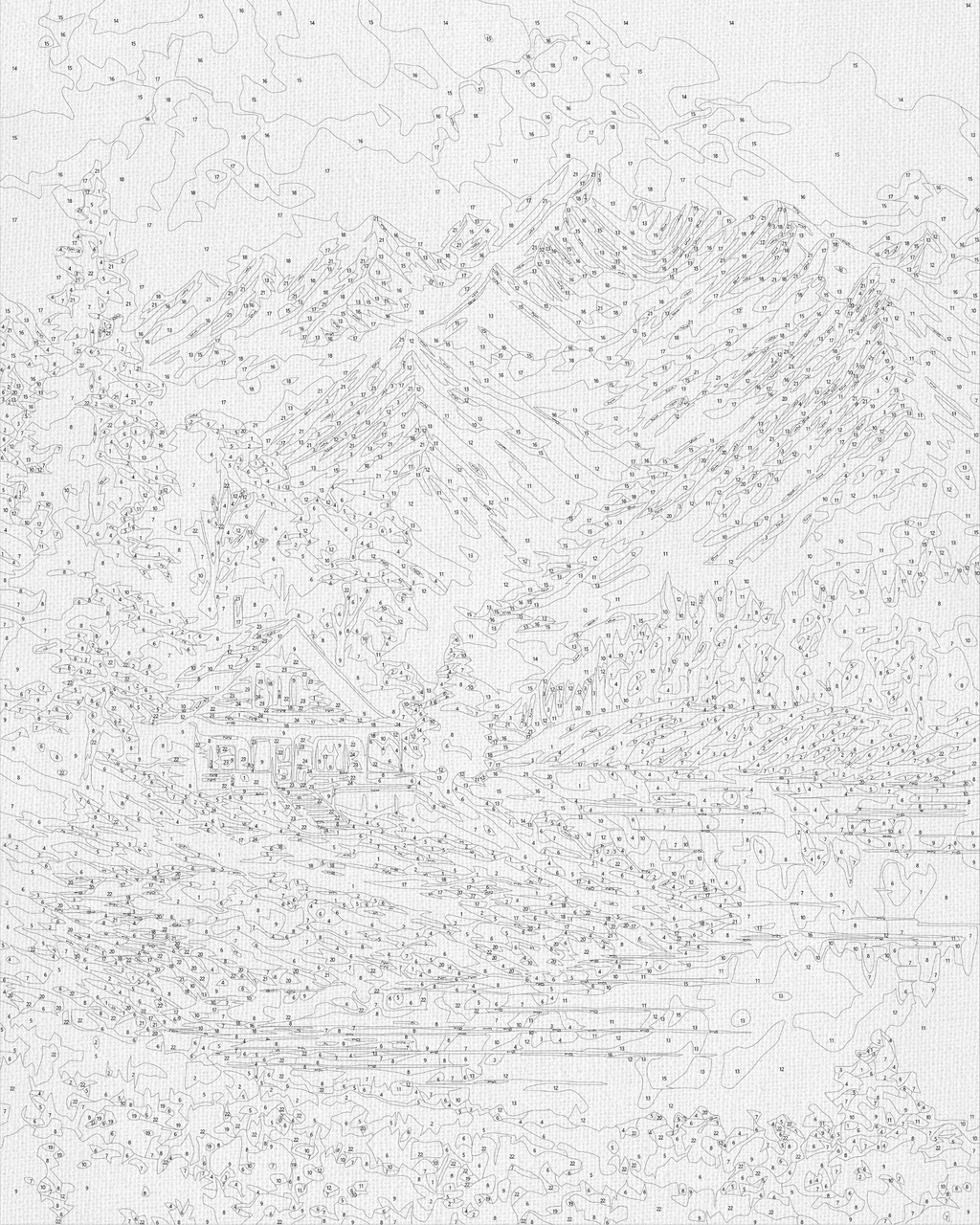 Montaña 40*50 cm LW 3437