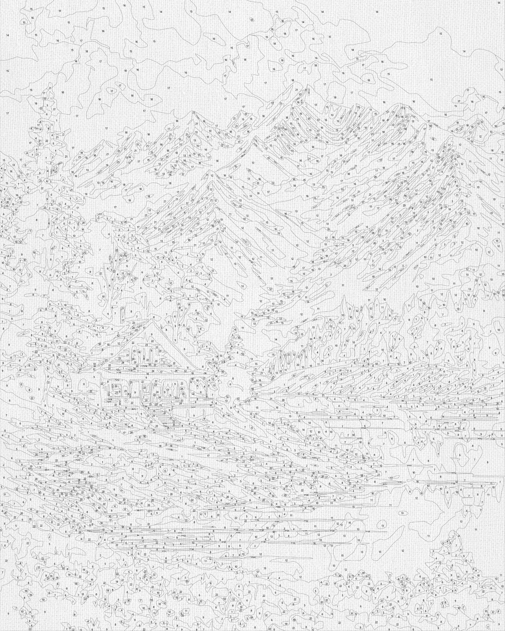 Montaña 40*50 cm LW 3437