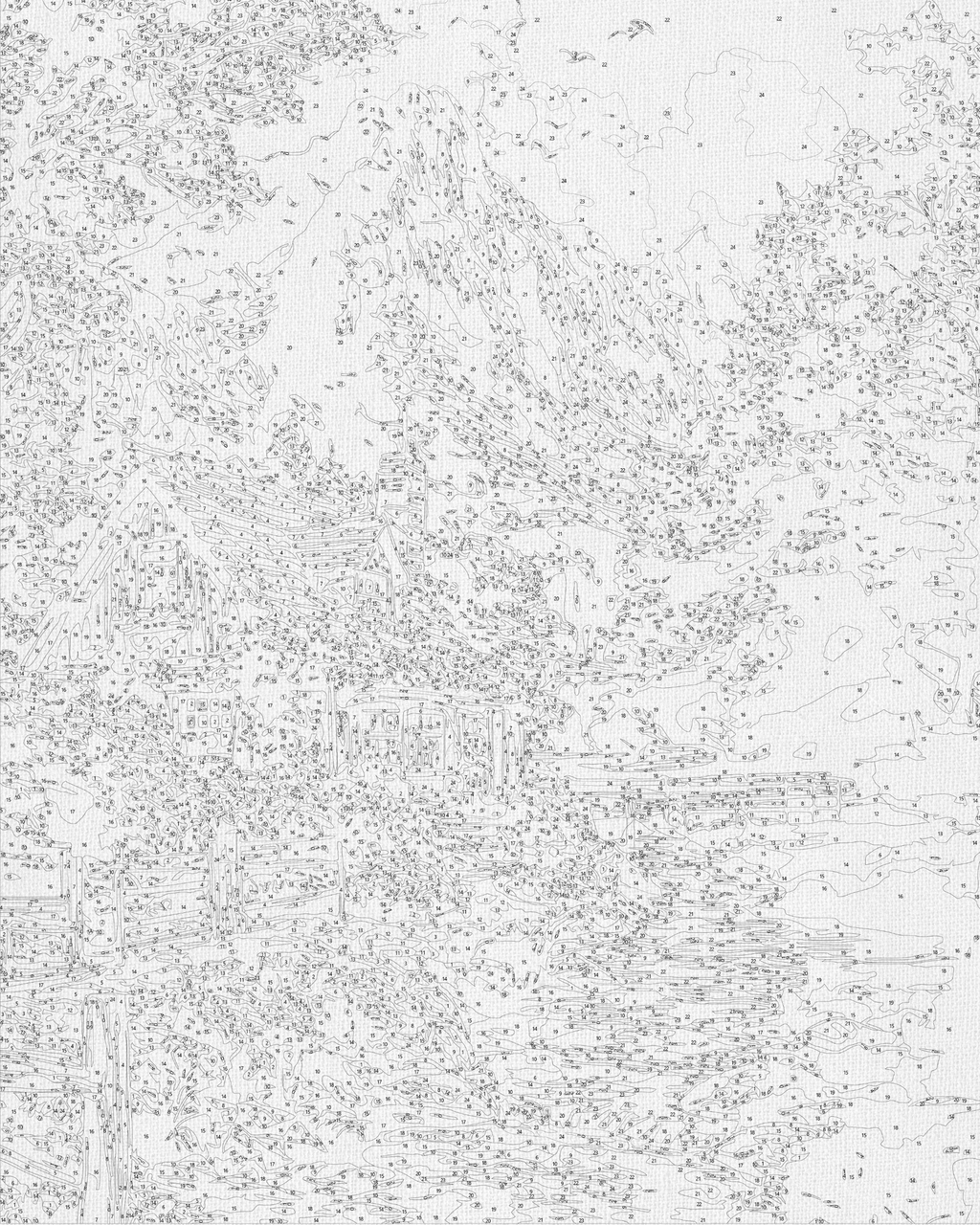 Vida montañesa tranquila 40*50 cm LW 3438
