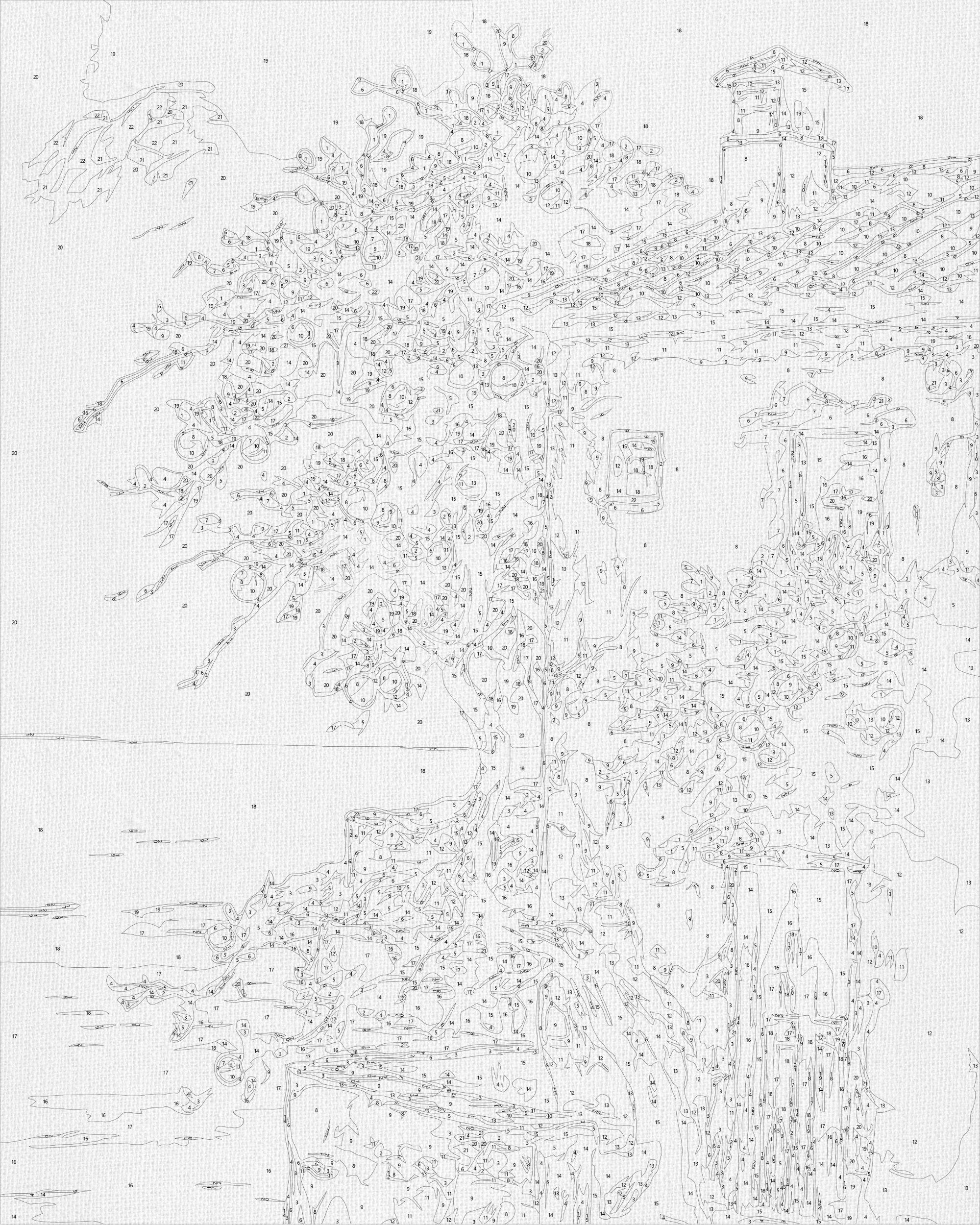 Verano italiano 40*50 cm LW 3441