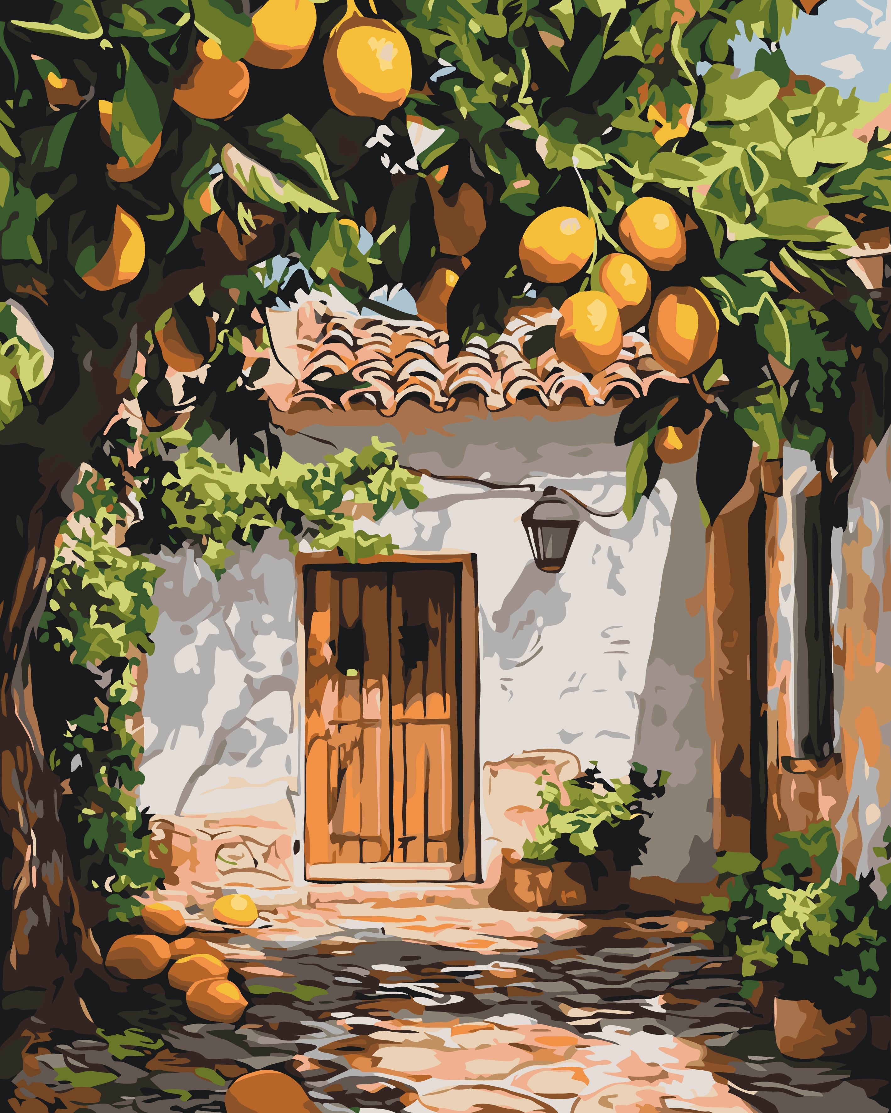 Jardín de limón 40*50 cm LW 3487