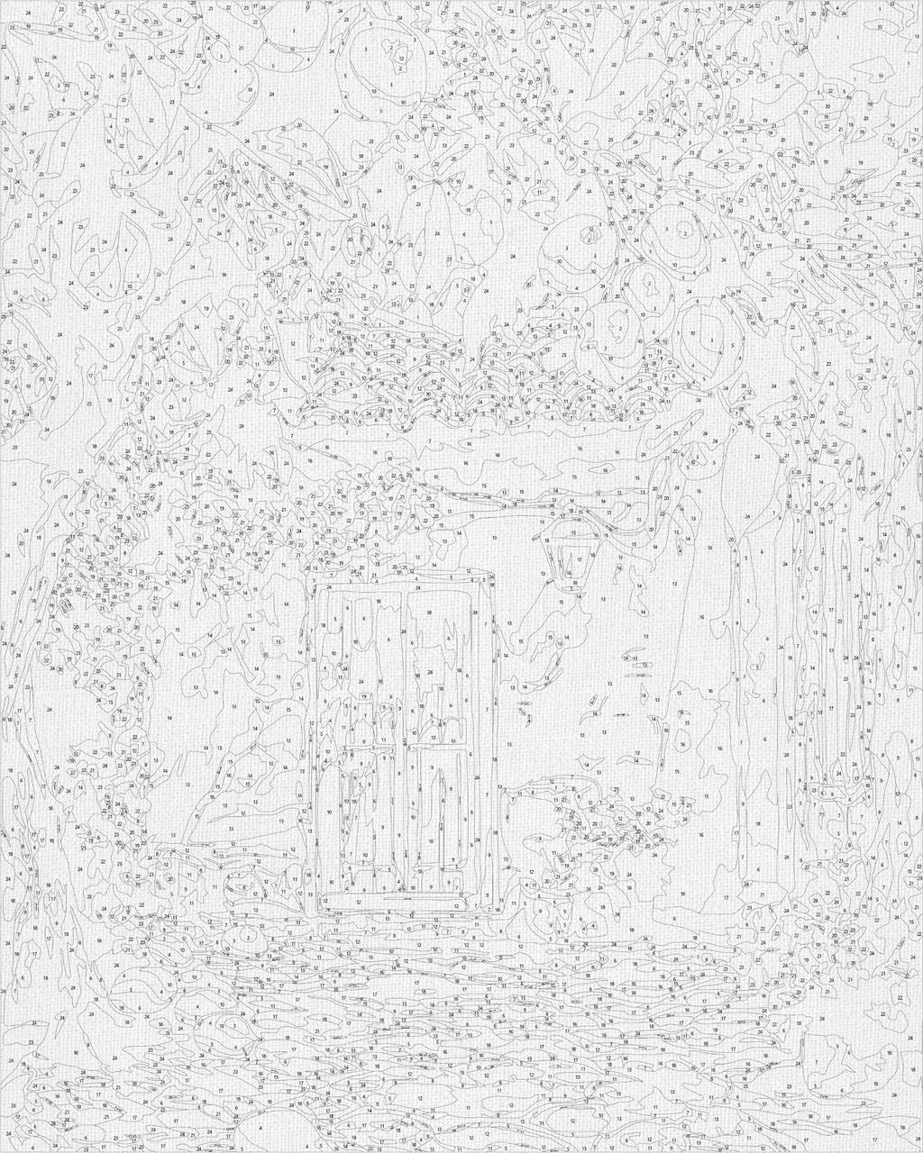 Jardín de limón 40*50 cm LW 3487