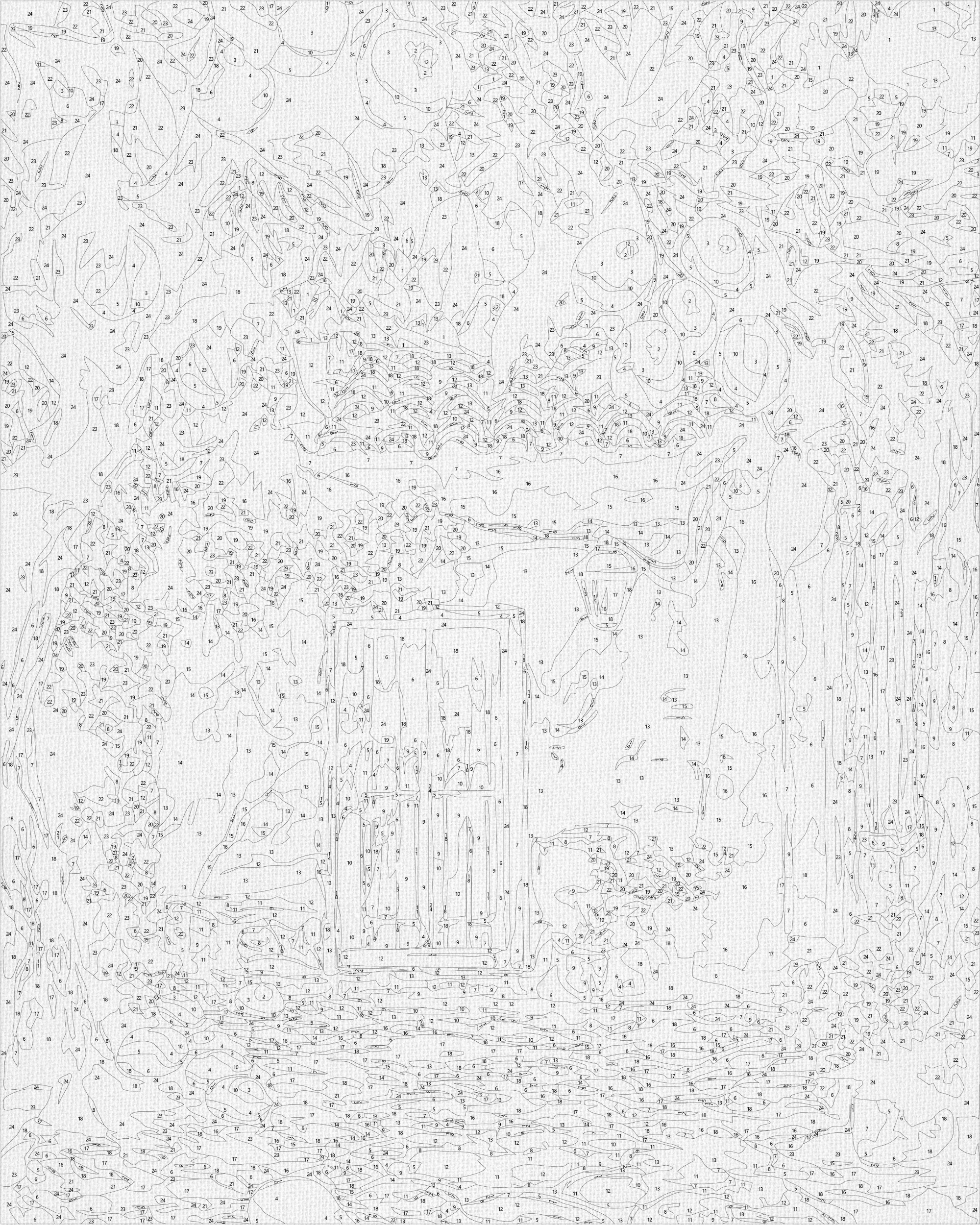 Jardín de limón 40*50 cm LW 3487