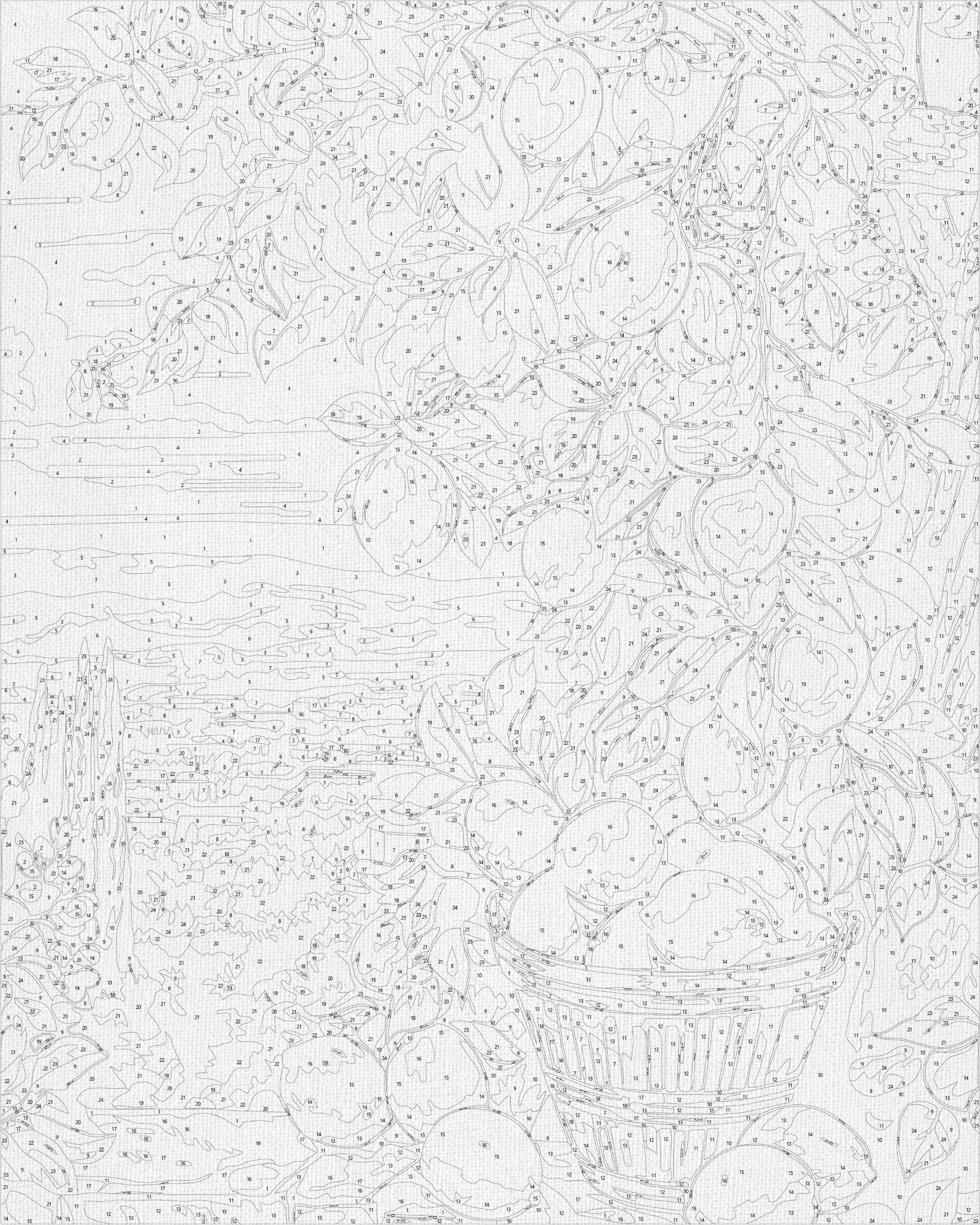 Limón (cítrico) 40*50 cm LW 3490