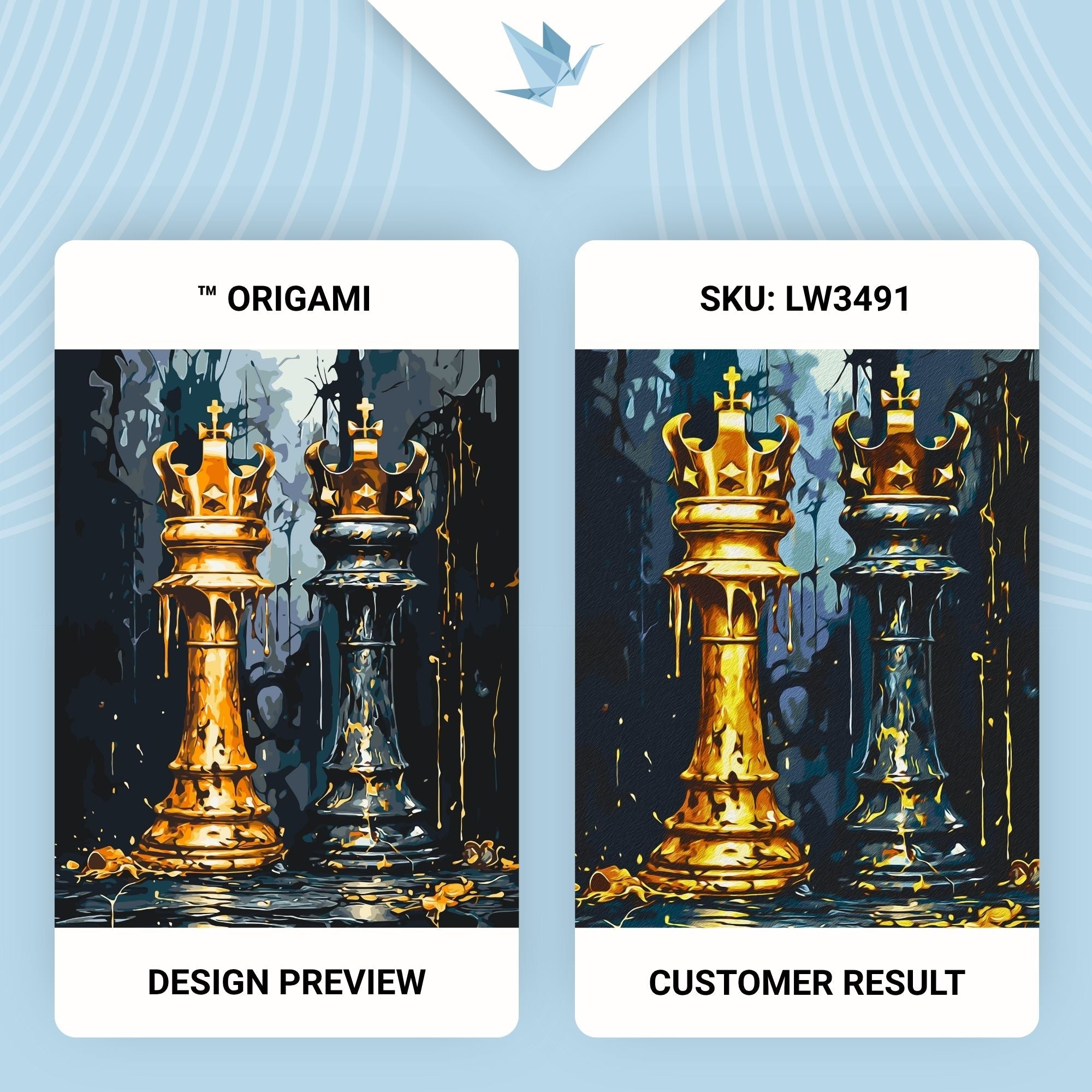 Ajedrez: duelo real 40*50 cm LW 3491