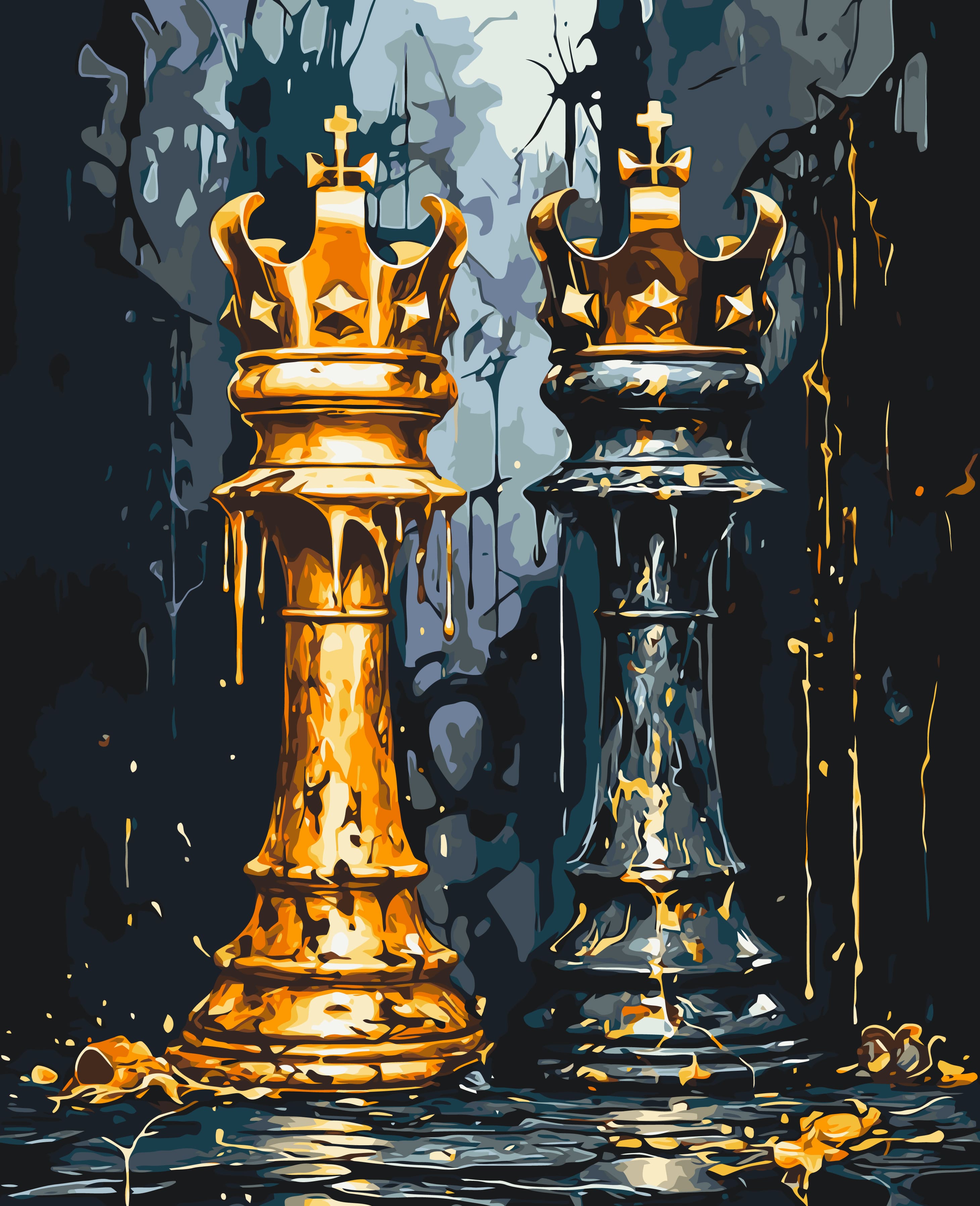 Ajedrez: duelo real 40*50 cm LW 3491