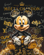 Mickey Mouse con colores metálicos 40*50 cm LW 3493
