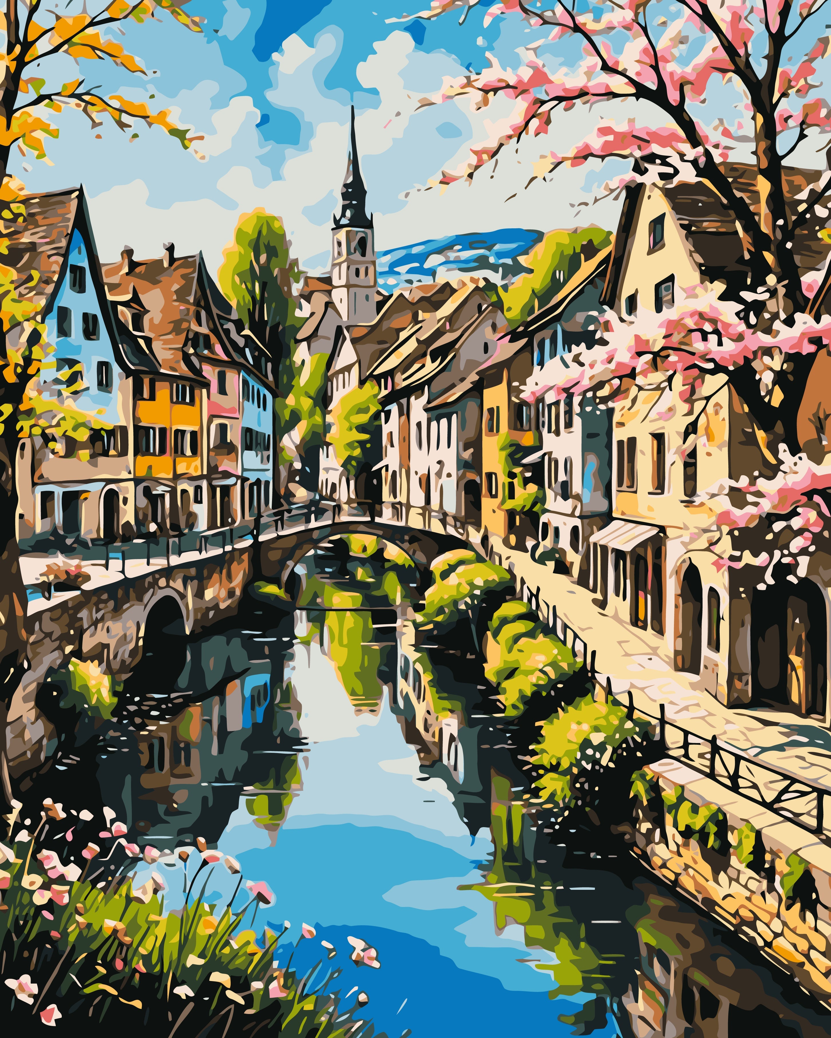 Callejones que conducen a los sueños 40*50 cm LW 3497