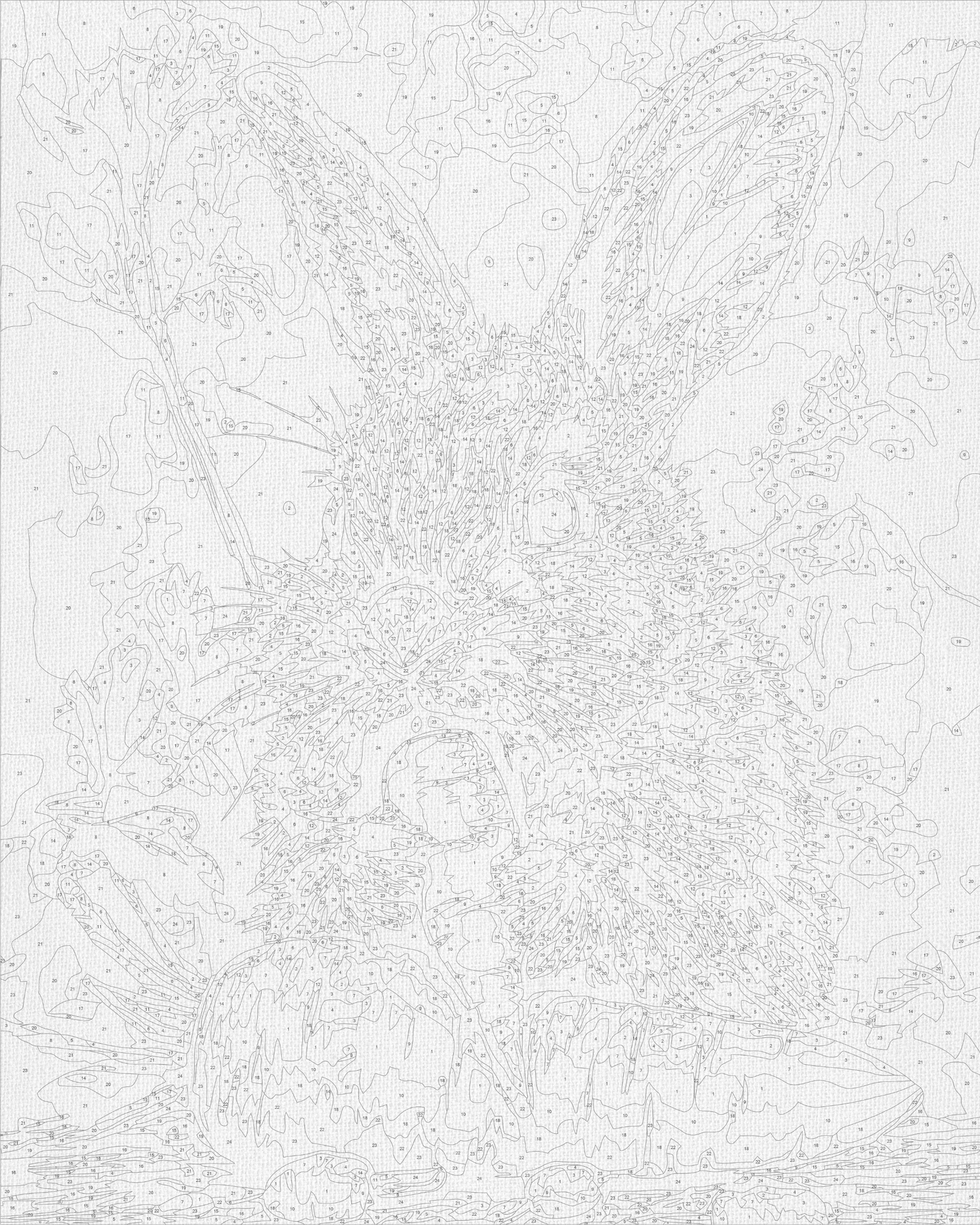 Conejo con zanahoria 40*50 cm LW 3507