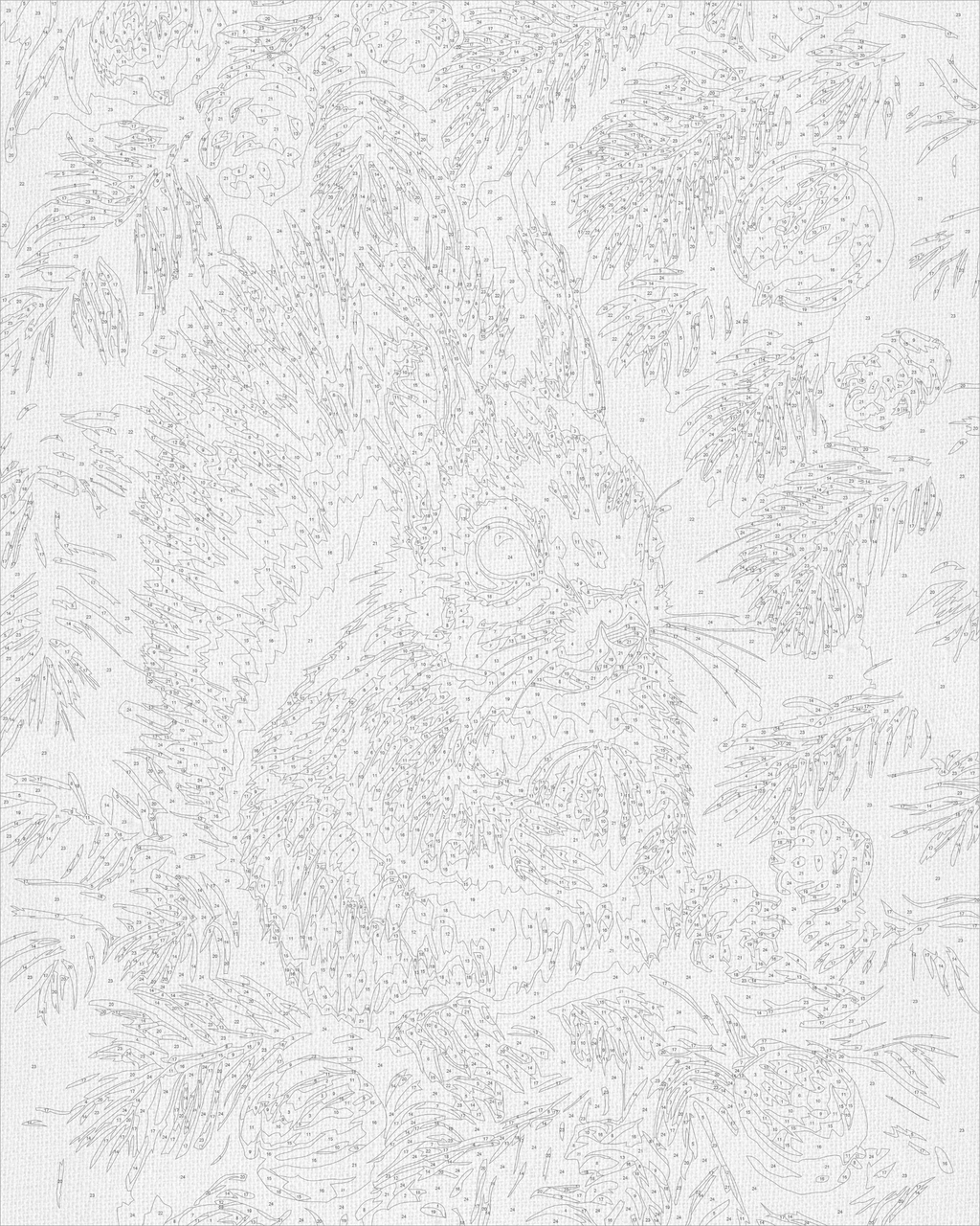 Ardilla con nuez 40*50 cm LW 3508