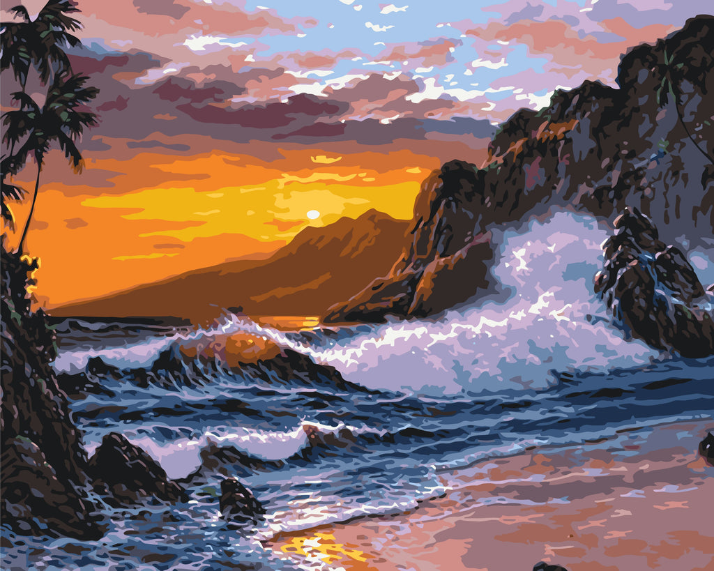 Mar al atardecer 40*50 cm LW 365