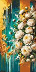 Inspiración dorada con colores metálicos 40*80 cm LW 5109