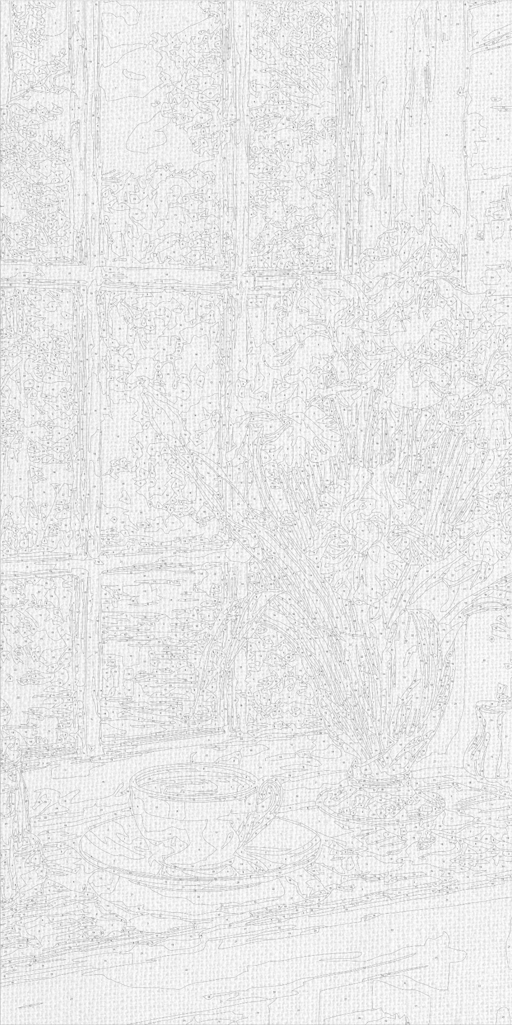 Armonía de café 40*80 cm LW 5155