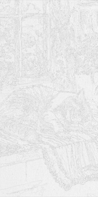 Gato pelirrojo 40*80 cm LW 5163
