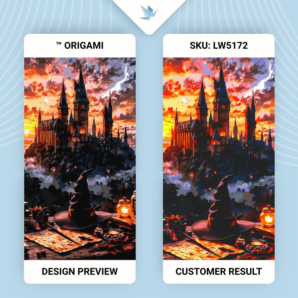 Atmosfera mágica de Hogwarts 40*80 cm LW 5172